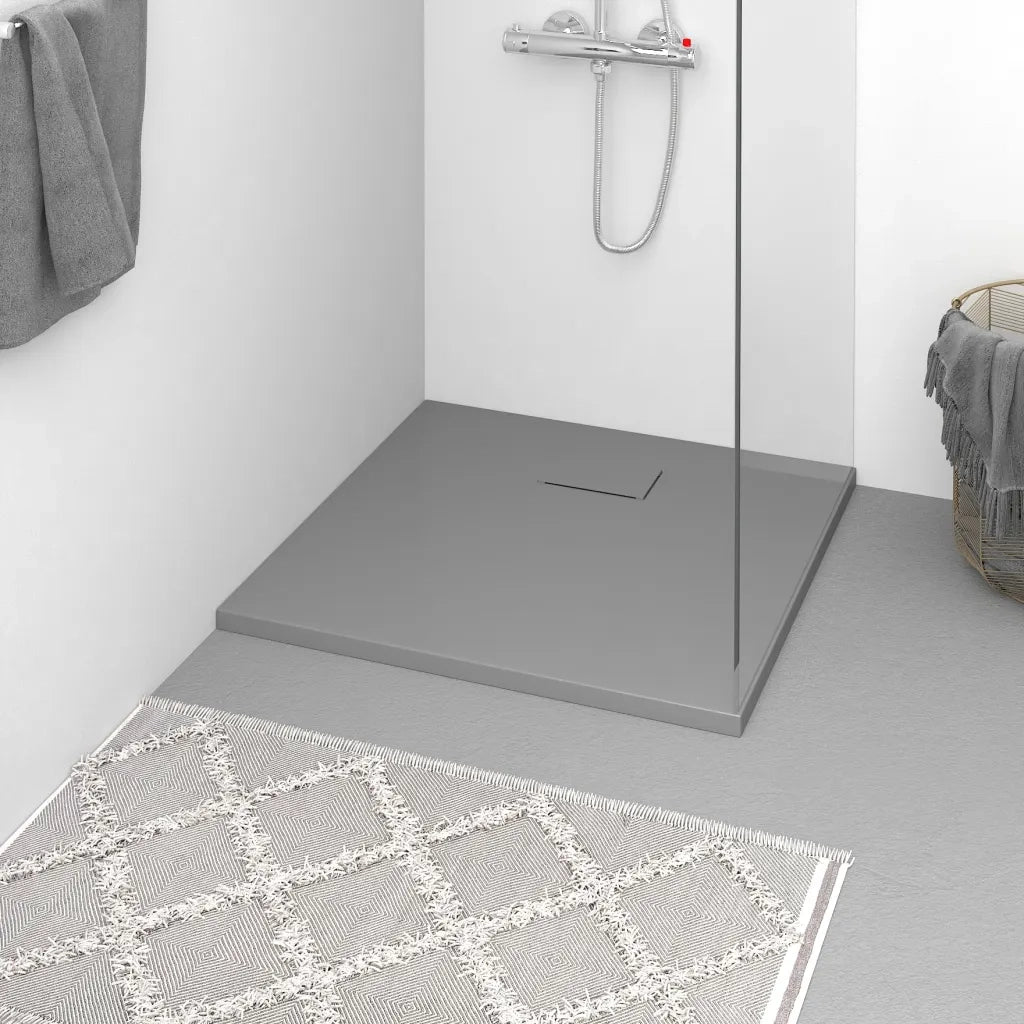 Piatto Doccia in SMC Grigio 80x80 cm 148930