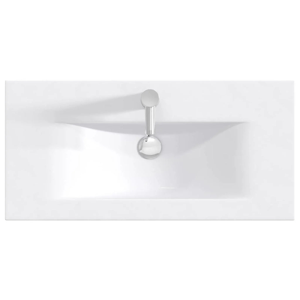 Lavabo da bagno Cromato 81 x 40 x 17,5 cm Metallo CFW7972944