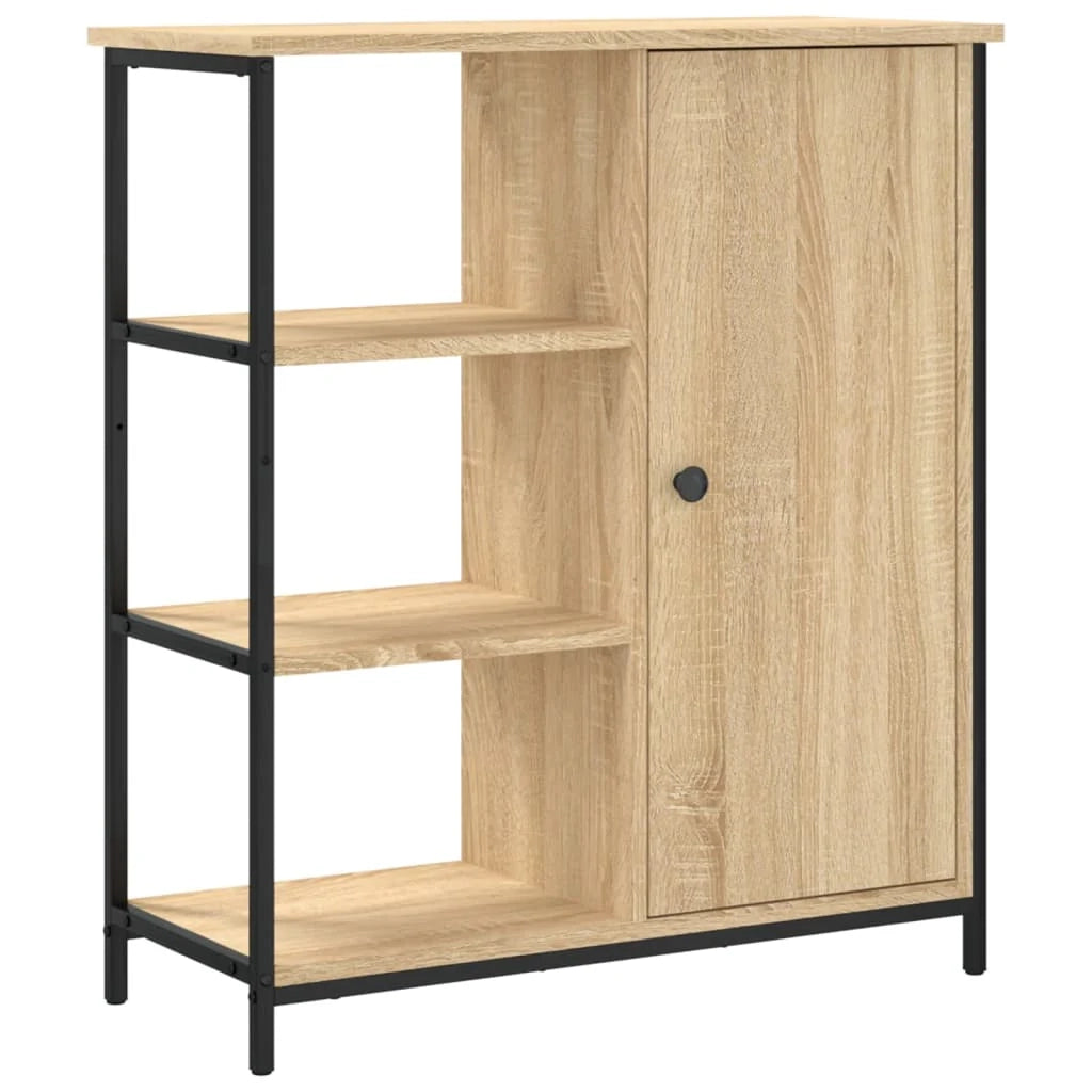 Buffet credenza cassettiera armadio mobile contenitore organizer cucina soggiorno rovere Sonoma 70 x 30 x 80 cm legno ingegnerizzato marrone 02_0031694
