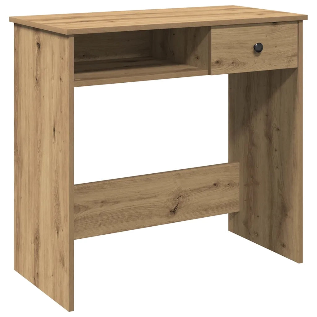 Scrivania Rovere Artigianale 80x40x75 cm in Legno Multistrato 860480