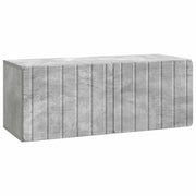 Mobile Porta TV da Muro Grigio Cemento 78,5 x 31 x 30 cm