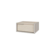 Comodino in legno a parete "Eco" - 40 x 30 x 19 cm - Pietra arenaria
