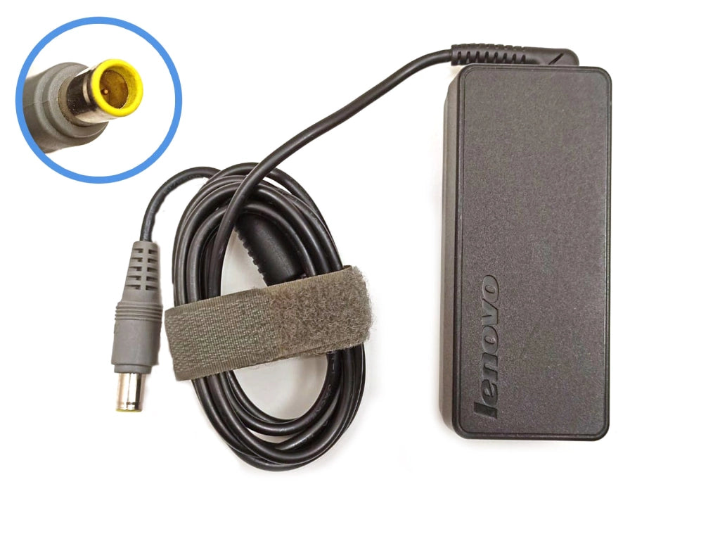 Caricatore di Alimentazione Originale LENOVO 20V 3.25A 65W Spinotto Giallo 7.9mm x 5.5mm - Ricondizionato
