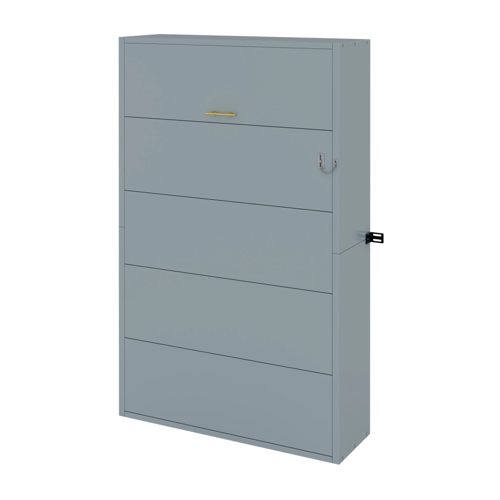 Letto a Scomparsa Pieghevole Multifunzionale ¨C MINIMAL ¨C Struttura in Metallo e Legno, 90x200