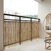 Recinzione per Giardino Carbonizzato 500 x 80 cm Giunco 42031270