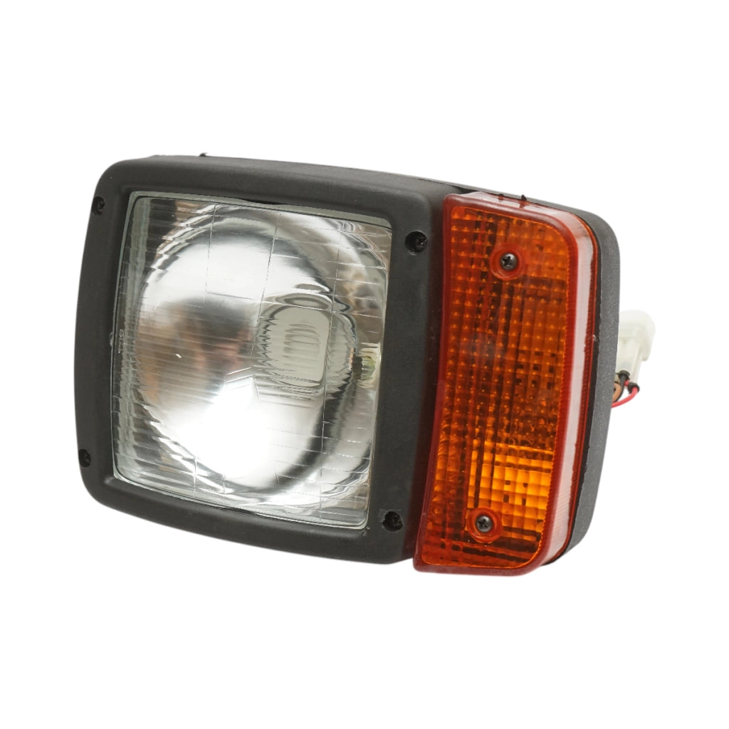 Fanale anteriore con segnale JCB codice OEM 700/50055, 700/50056, 700/50119, 700/38400, 700/50121