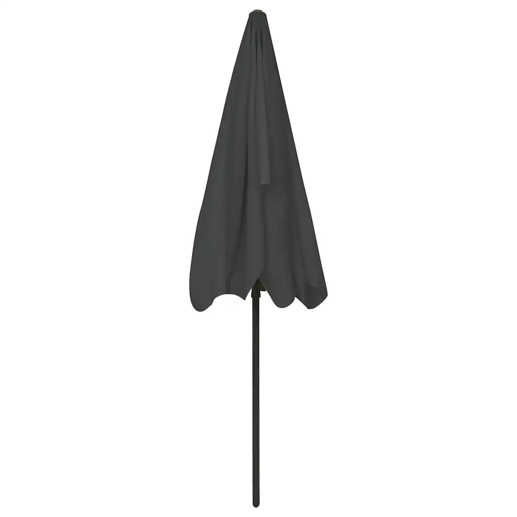 Ombrello | Parasolne da Spiaggia Antracite 200x125 cm