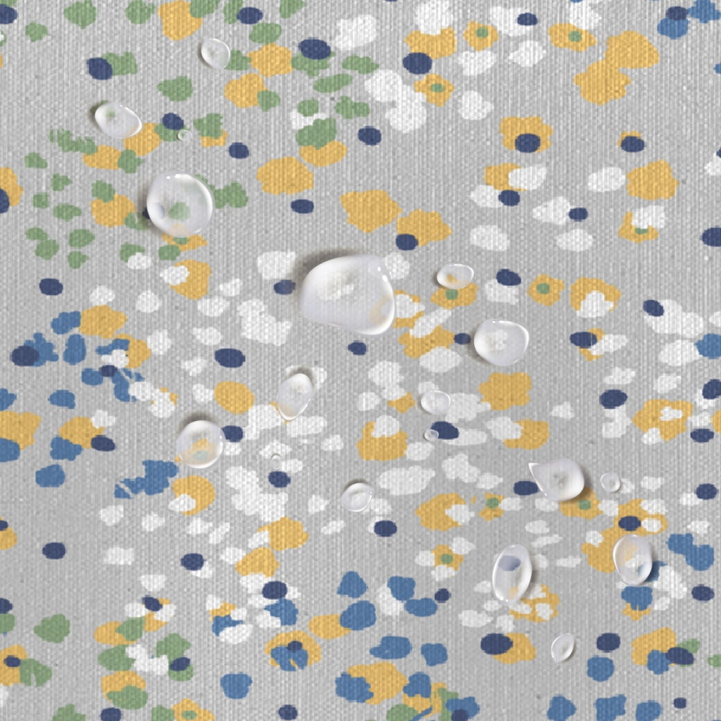 Tovaglia in resina antimacchia blu 100x135 cm JAVA