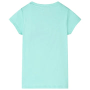 Maglietta da Bambina Menta Chiaro 140