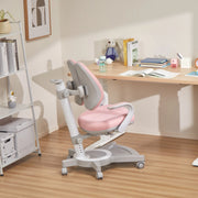 Sedia Girevole Partille per Bambini - Rosa [en.casa]