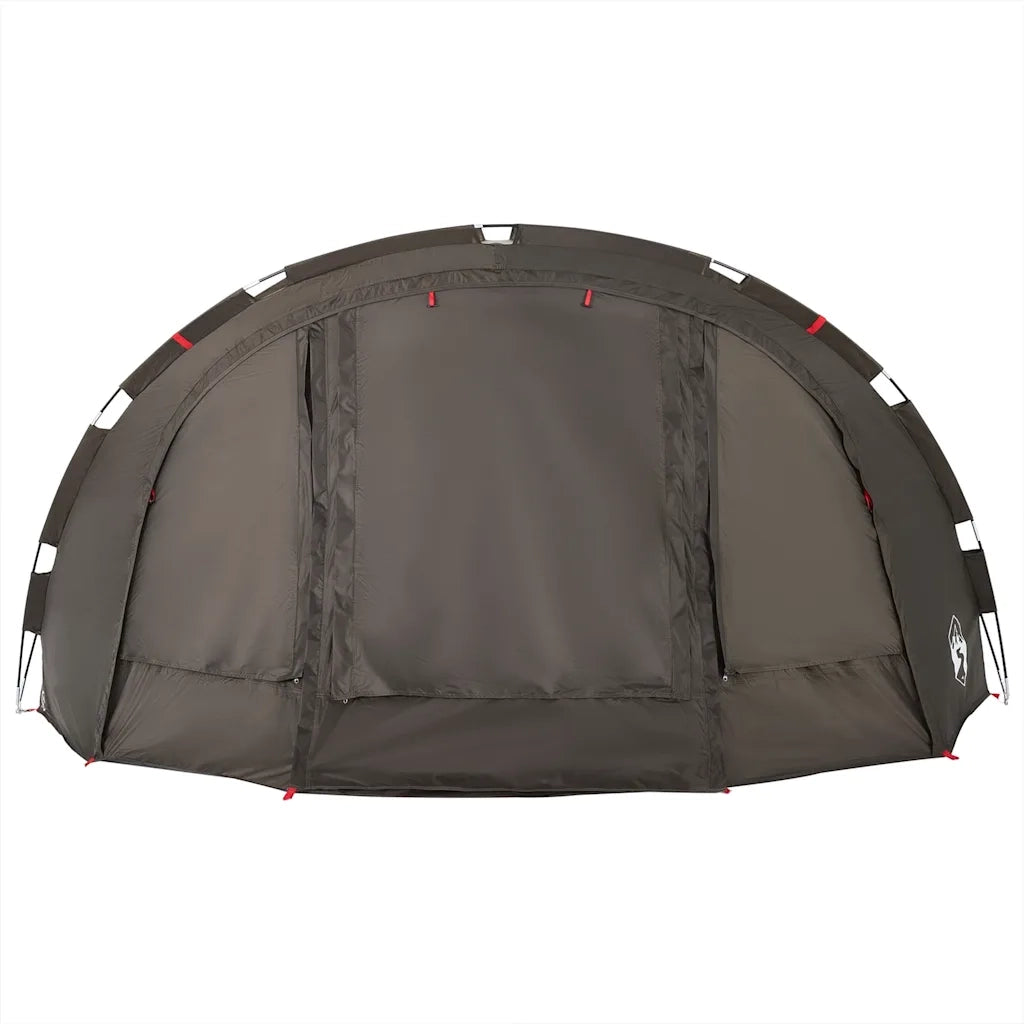 Tenda da Pesca per 4 Persone-Tenda da campeggio Marrone Impermeabile 554659