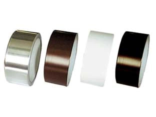 NASTRO ADESIVO IN ALLUMINIO PER ALTE TEMPERATURE- - mm.40x9 mt. colore marrone - 3 pezzi GEKO