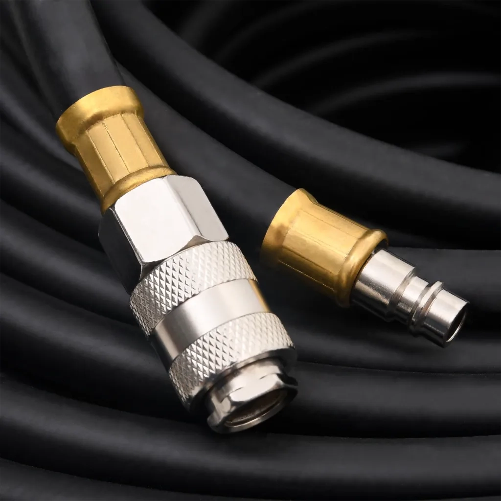 Tubo Aria Ibrido Nero 0,6" 100 m in Gomma e PVC 154501