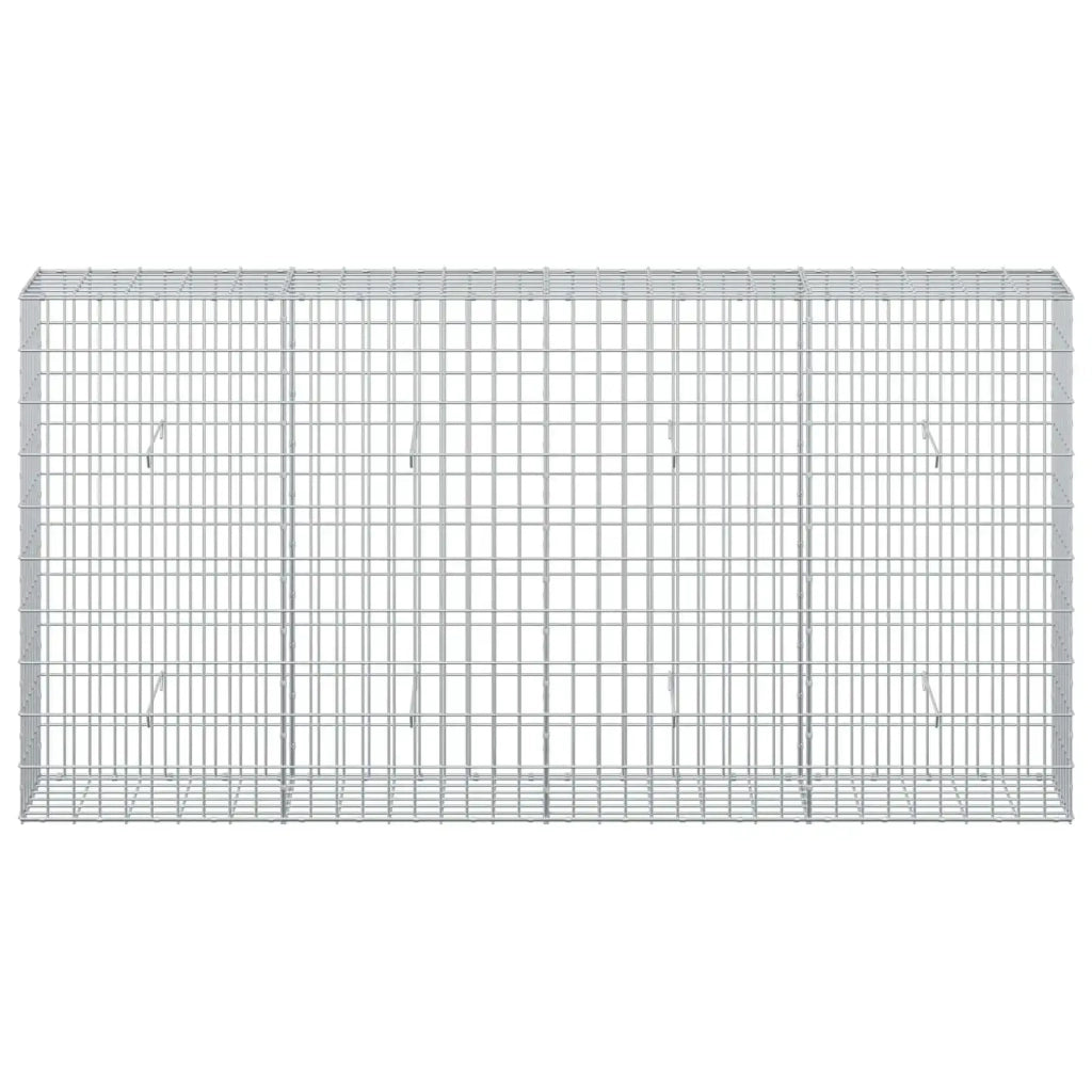 Gabione con Filo da 5 mm e Rete da 5x10 cm 200x30x100 cm 3464638