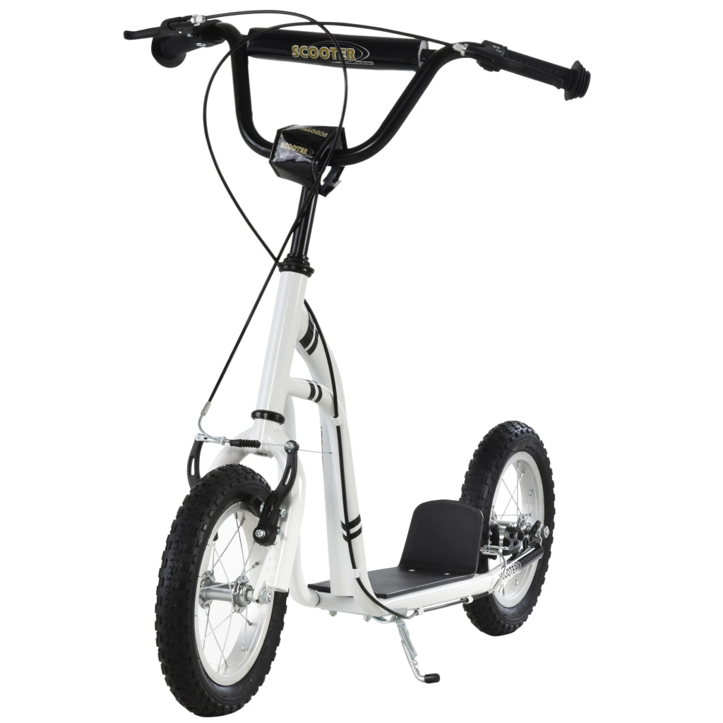 Trottinette bambini ¨C zephmum ¨C 12 pollici, pneumatici, bianco