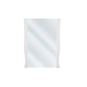 Specchio bagno bianco rettangolare 80x60 cm con cornice sottile design