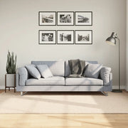 Tappeto a Pelo Corto HUARTE Morbido e Lavabile Beige 160x230 cm 375022