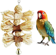 Accessori per uccelli - Giocattoli per uccelli - Loofah naturale - Giocattoli da masticare per uccelli - Accessori per uccelli da allevamento