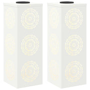 Faro LED solare per sentieri 2 pz Bianco CFW3867509