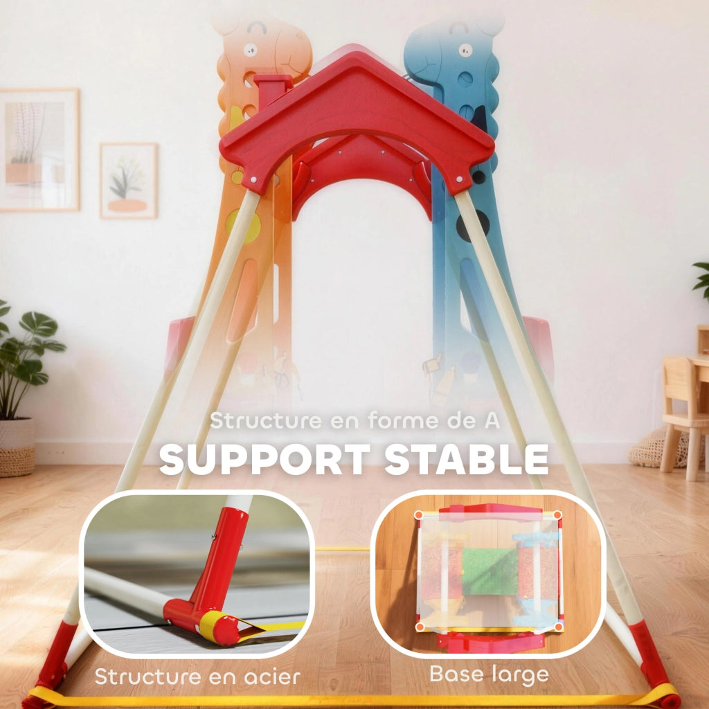 Altalena per Bambini ¨C zephmum ¨C Multicolore 114x94x134,5cm