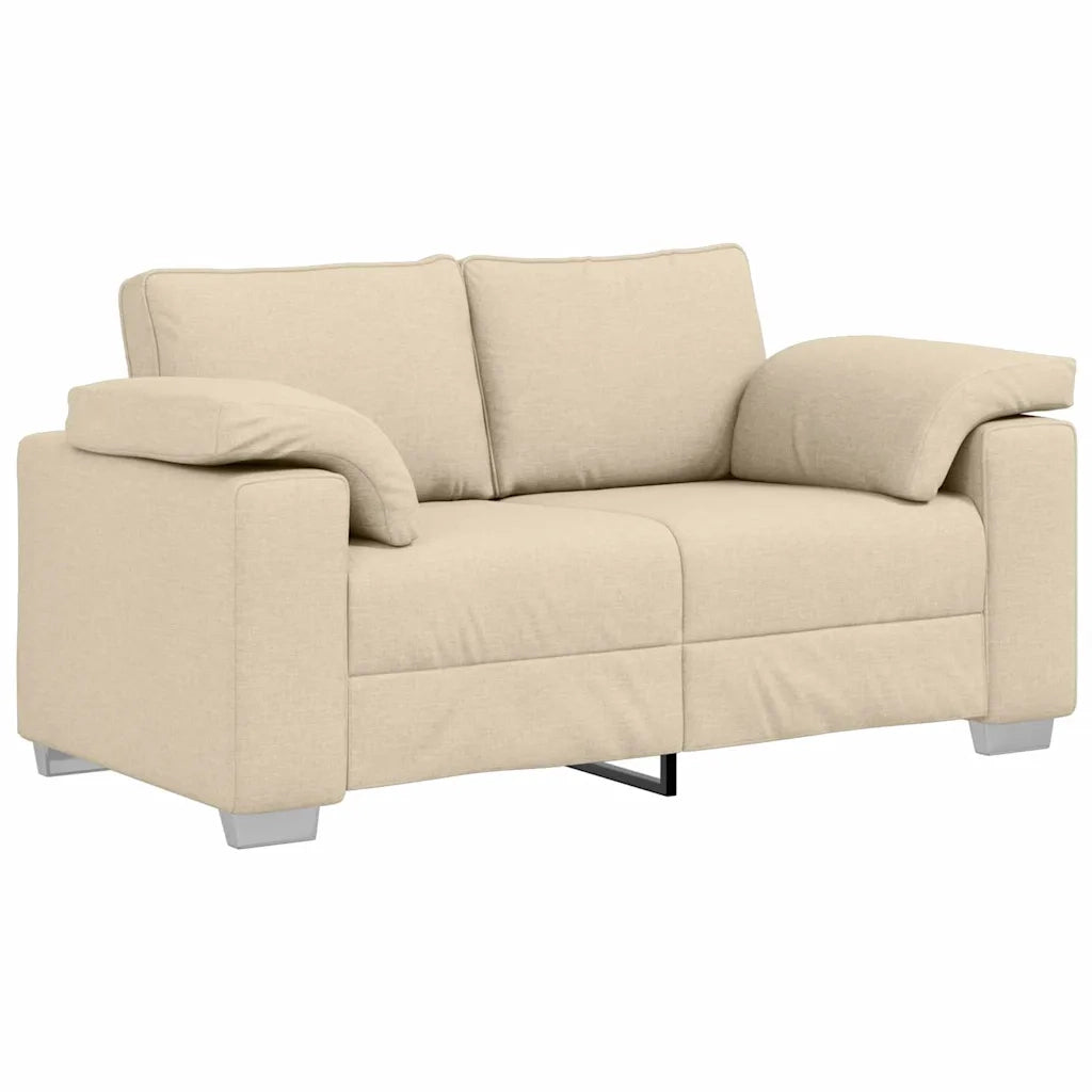 Divano Crema 160 x 80 x 82 cm Tessuto 4105224