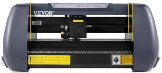 Snipista per vinile - Tagliatrice per plottere - Macchina per tagliare - Plotter - 800 mm al secondo - 14 pollici - Nero