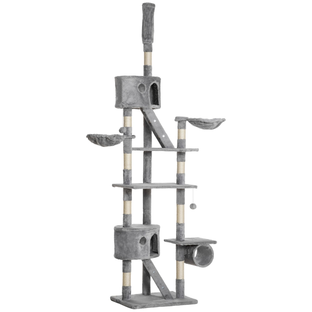 Albero per gatti ¨C zephmum ¨C Grigio 240-260 cm