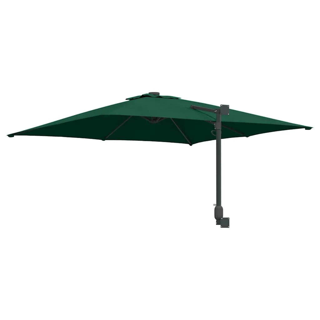 Moderno ombrellone da giardino basculante 248,5 x 247,5 x 160 cm resistente e pratico in poliestere verde 02_0058635