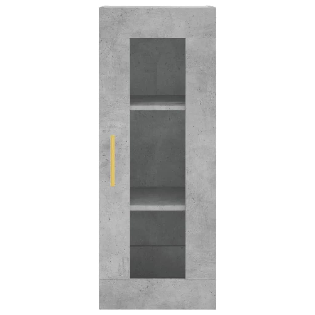 Buffet credenza cassettiera armadio mobile contenitore organizer cucina soggiorno salotto alto 34,5 x 34 x 180 cm legno ingegnerizzato grigio 02_0034317