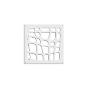 ABSTRACT - Pannello in PVC traforato - Parasole Colore: bianco, Misura: 48x48 cm