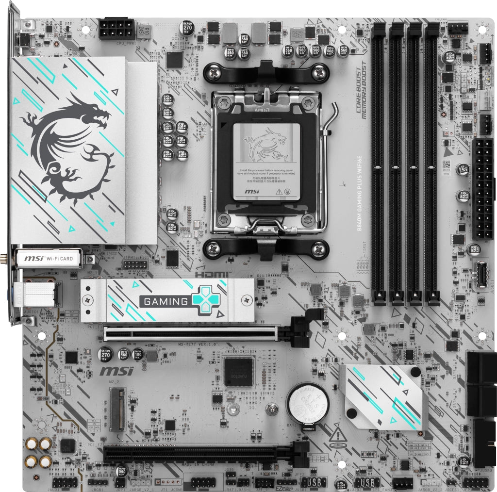 Msi mb ms-7e77b840m gaming plus wifi6e601-7e77-020,10801-7e77-001std b840m gaming plus wifi6e ,b - 911-7E77-003