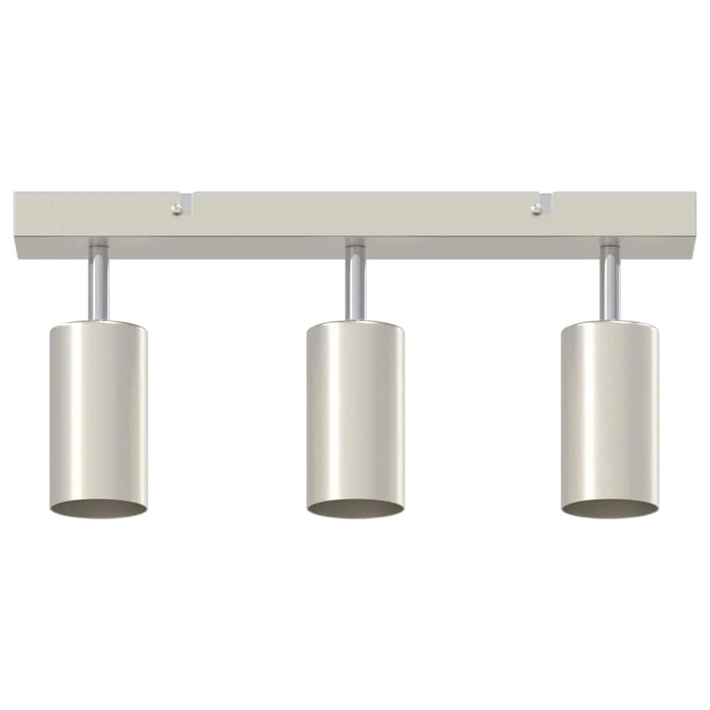 Faretto da soffitto orientabile moderno 38 x 5,5 x 16,5 cm in metallo nichelato 02_0058307