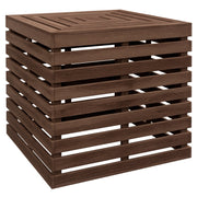 Coffre da giardino 2 in 1 con foro per ombrellone ¨C zephmum ¨C Legno