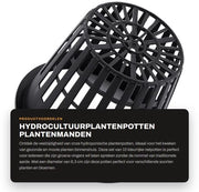 Set di contenitori per piante da giardino da 10 pezzi - Contenitore per piante - Contenitore per piante da esterno - Decorazione per giardino - Materiale in polipropilene - Materiale duraturo