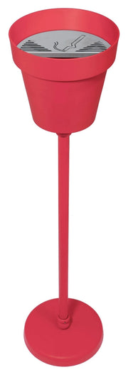 Spegnisigarette Posacenere da Esterno in Ferro Belfer Ashtray 42/SPS Rosso