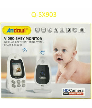 Baby Monitor Wireless 2" Hd Monitoraggio Bambino A 2 Vie Bidirezionale Q-sx903         