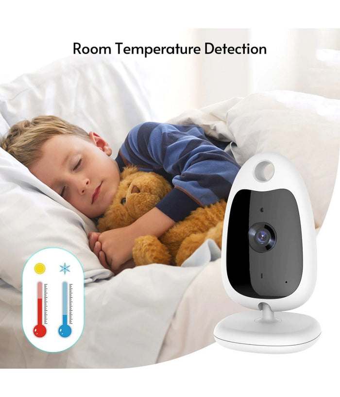 Baby Monitor Wireless 2" Hd Monitoraggio Bambino A 2 Vie Bidirezionale Q-sx903         