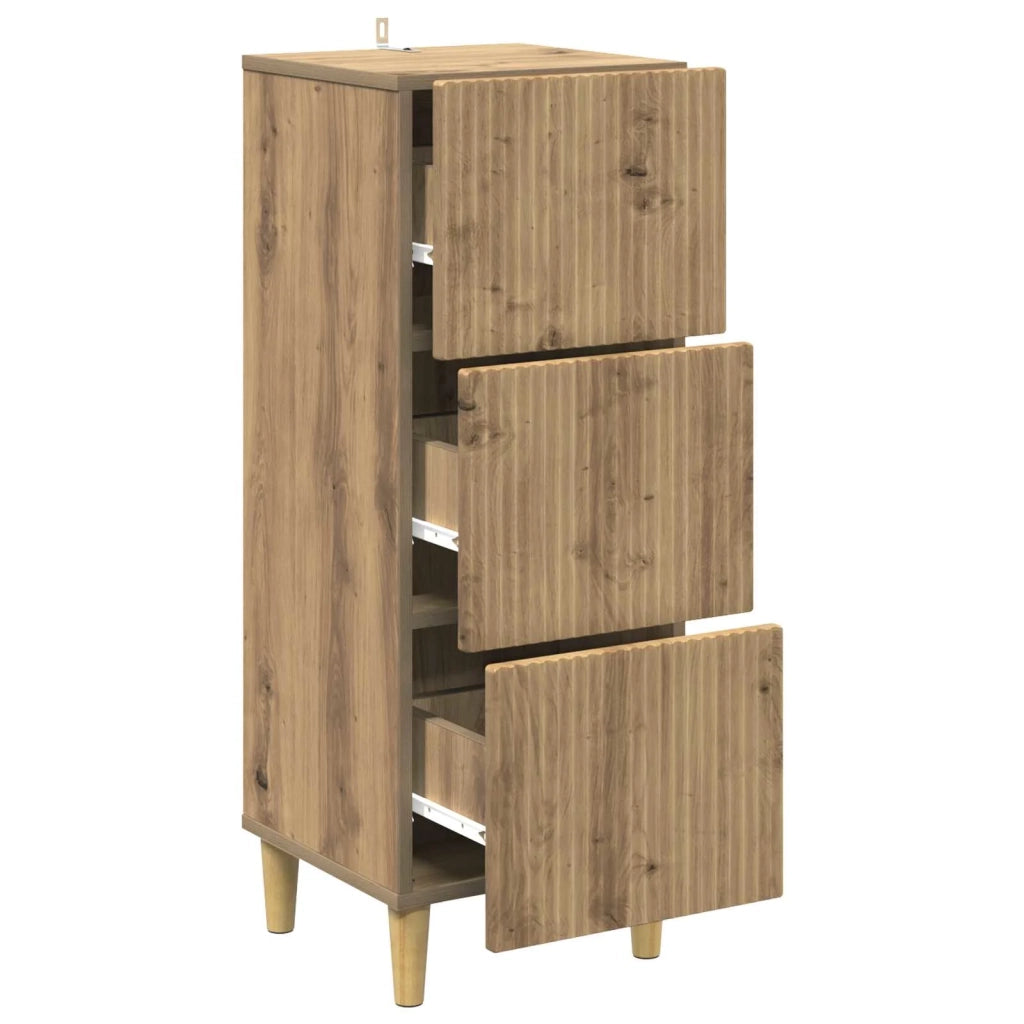 Mobile con Cassetti Rovere Artigianale 33 x 34,5 x 90 cm 894624