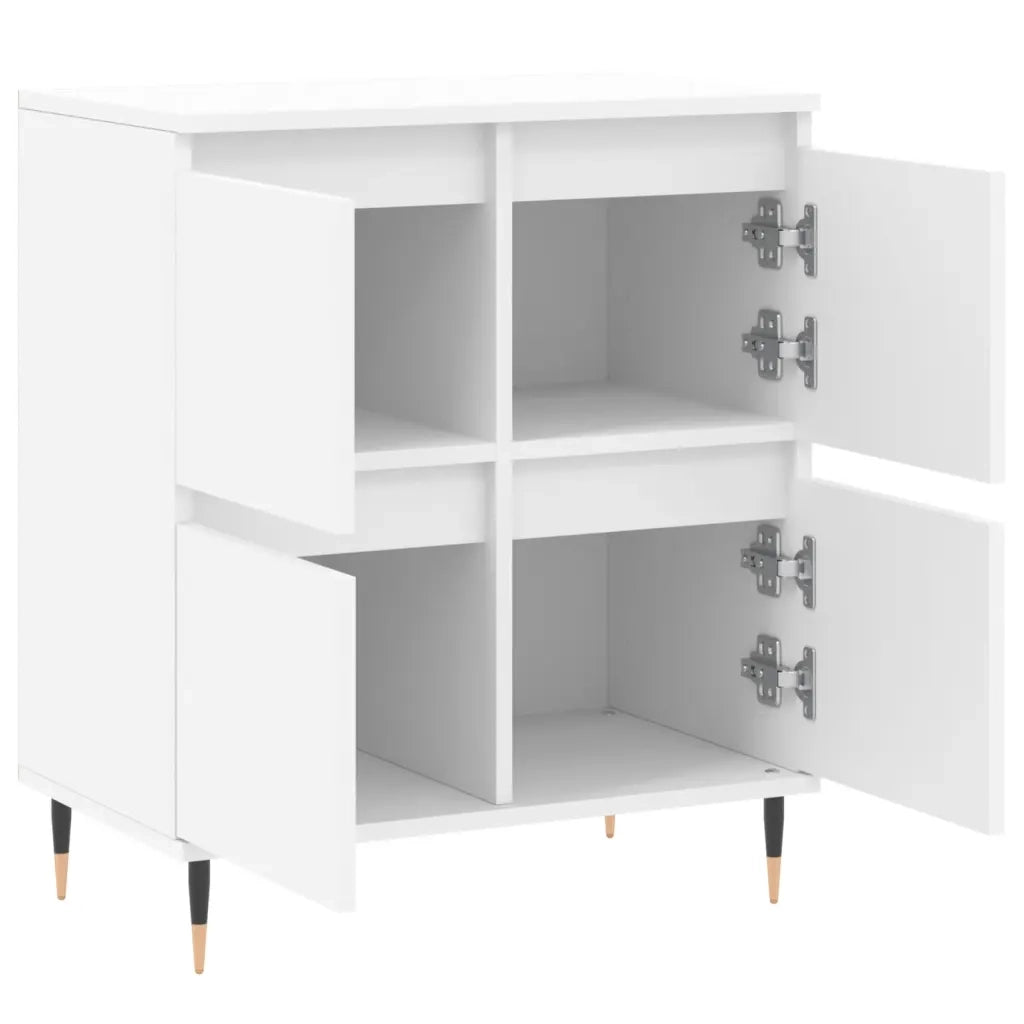 Credenza-Buffet-Armadio da cucina Bianca 60x35x70 cm in Legno Multistrato 420472