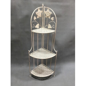 C ANGOLIERA 3 RIPIANI 49X33X126CM BIANCO ANT EPOQUE- 2,0 pz