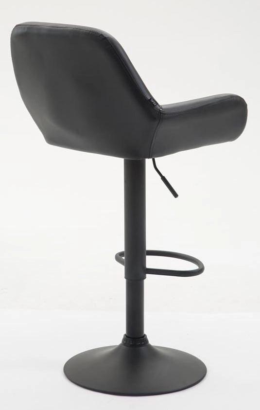 Set 2 Sgabelli Bar Braga In Similpelle nero,nero