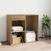 Armadietto per Cosmetici Rovere Artigianale 80x40x75 cm 857030