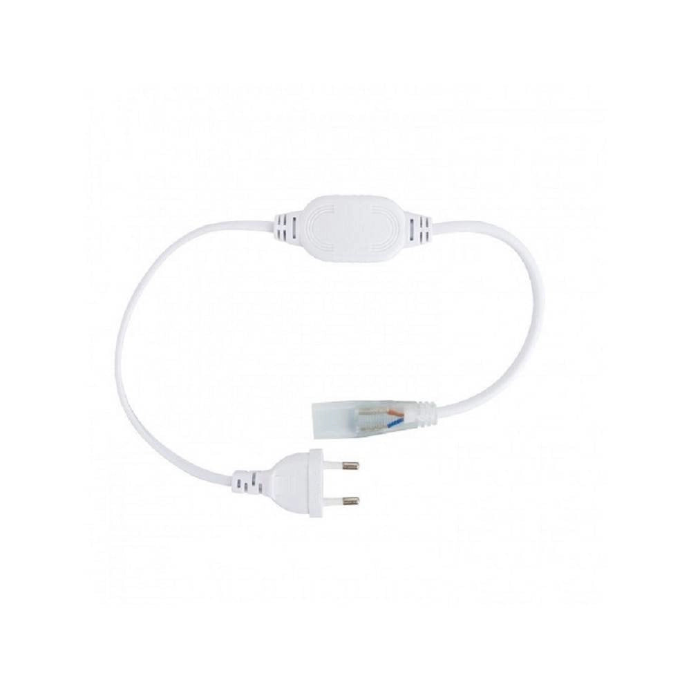Trade Shop - Spina Per Strisce Led 5mm 220v Presa Accensione Strip Led Raddrizzatore S-220v-5 -