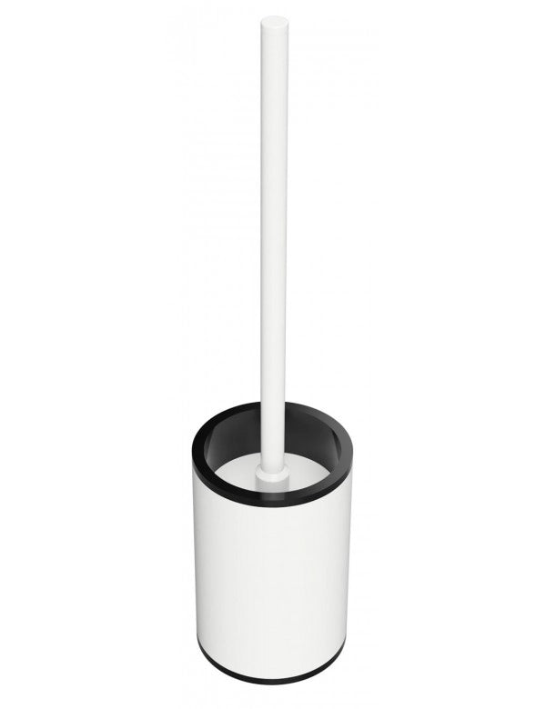 WC e scopino BIANCO in ottone bianco 36,5 cm