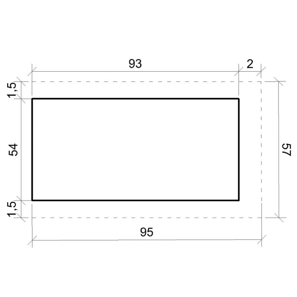 Cuccia per cani in legno LP SmartSide - 57 x 95 x H68 cm, Taglia M - TIMBELA M971-1