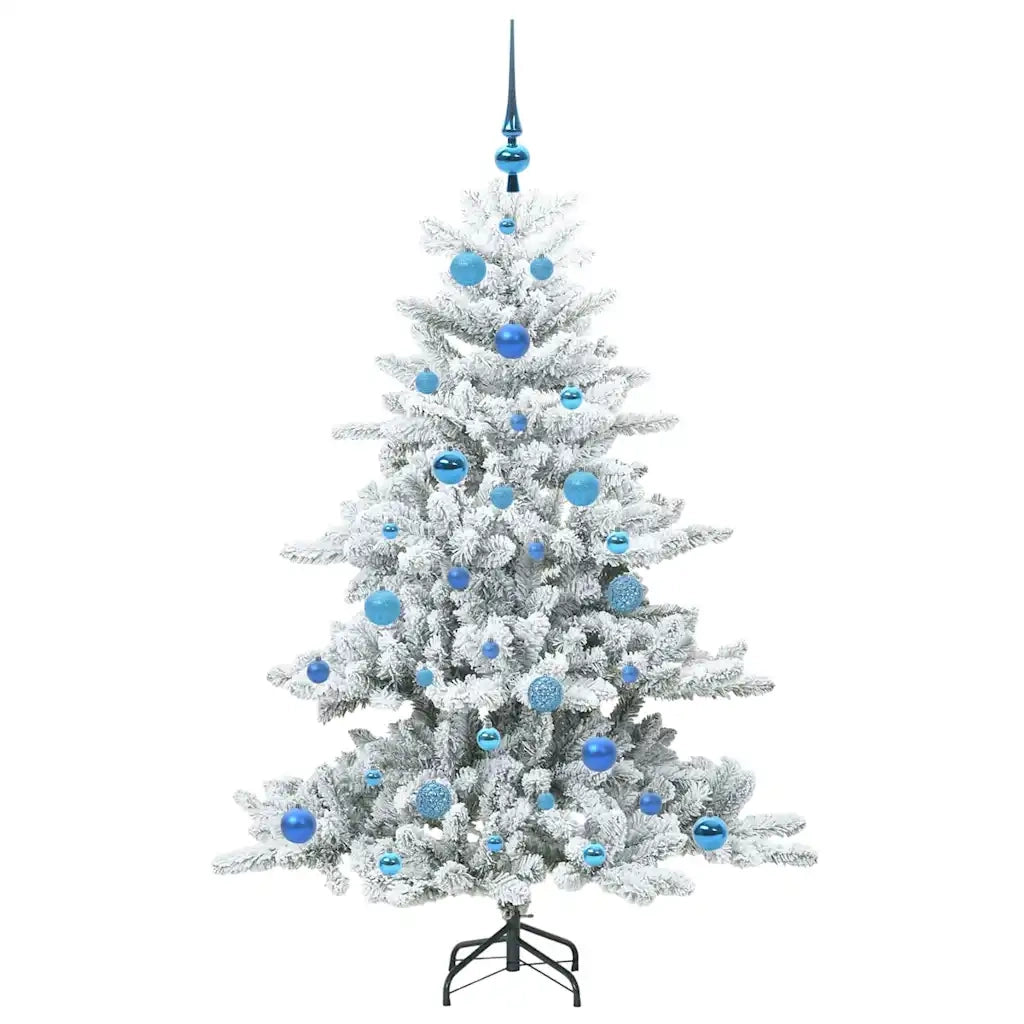 Albero di Natale Artificiale con Rami Pieghevoli Bianco 150 cm 3397712