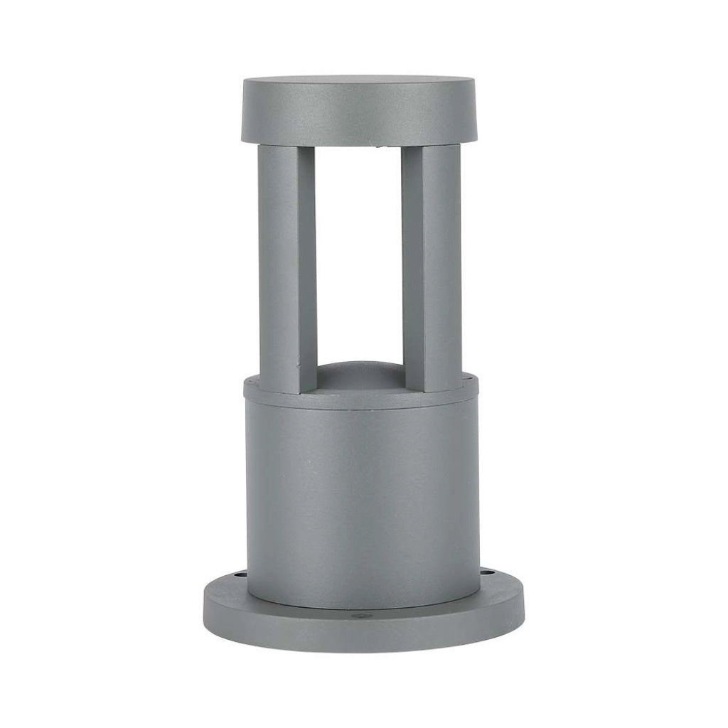 Lampione faretto led da parete 10W da esterno Codino grigio chiaro da 25 cm Cree Chip 3000K