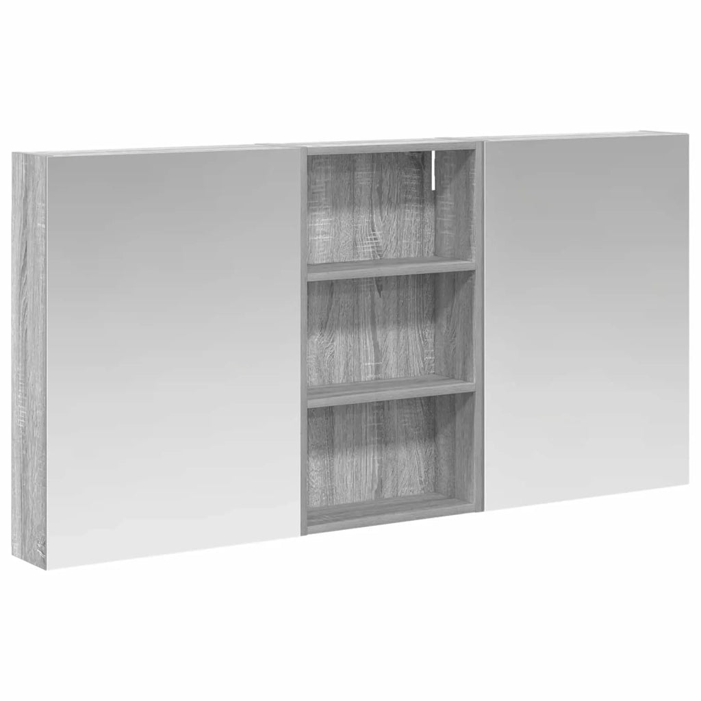 Set di Armadi da Bagno con lo scaffale 3 pcs 140 x 14,5 x 70 cm