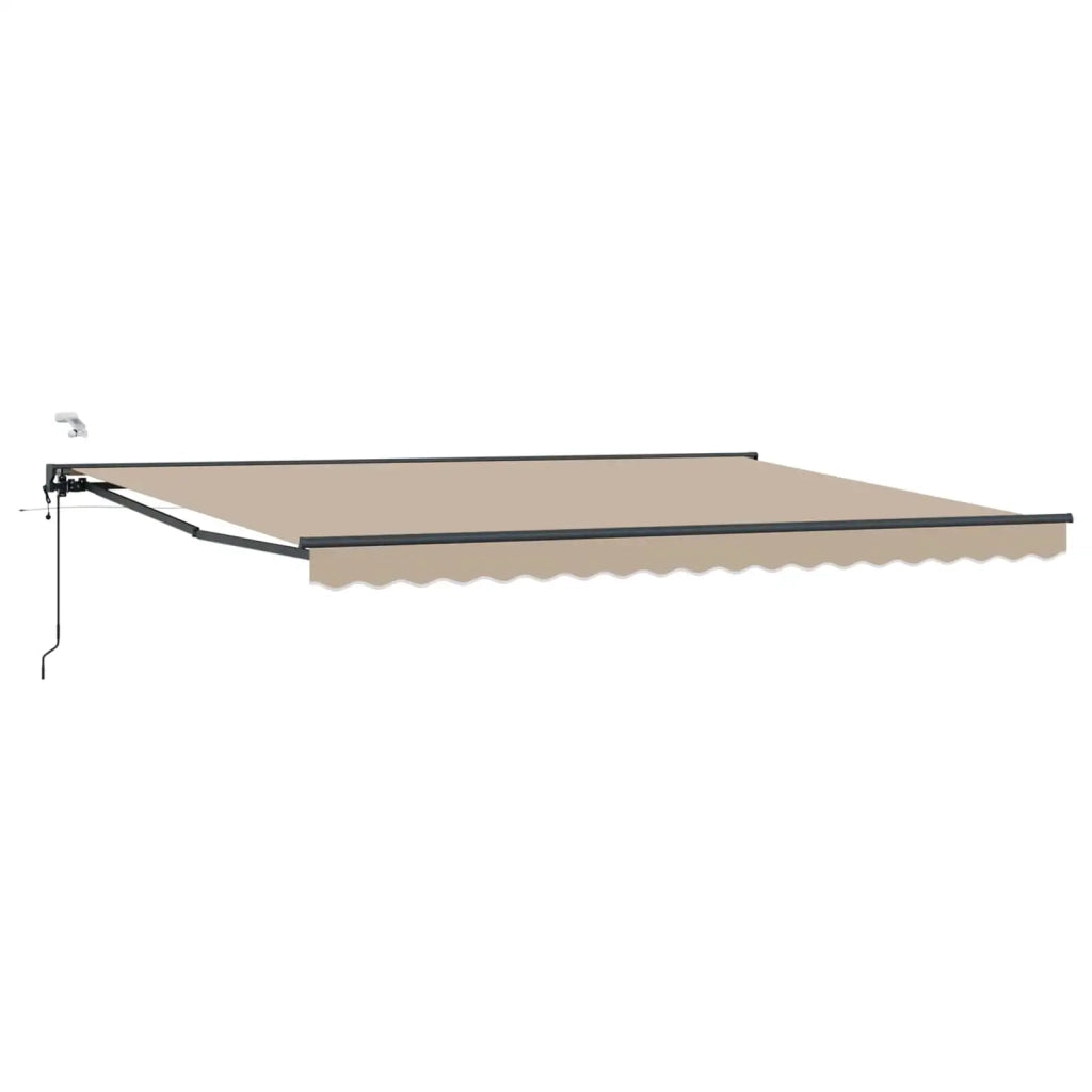 Tettuccio Elettrico Retrattile Beige e Antracite 5 x 3 m 3421668