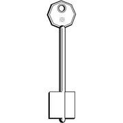 CHIAVE DOPPIA MAPPA MOTTURA MTL SILCA - OTTONE NICHELATO- 5 pezzi